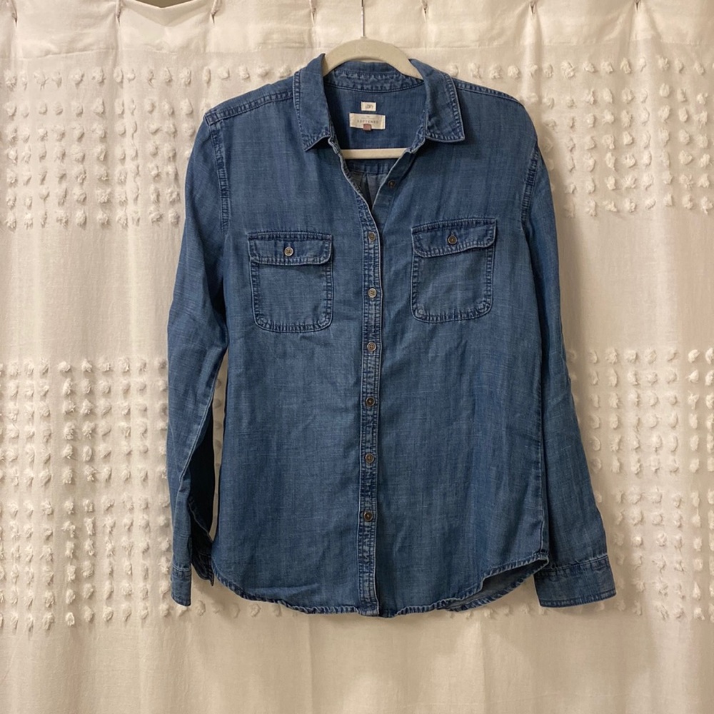 Loft Denim Button Down Shirt